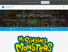 Tablet Screenshot of mysingingmonsters.com